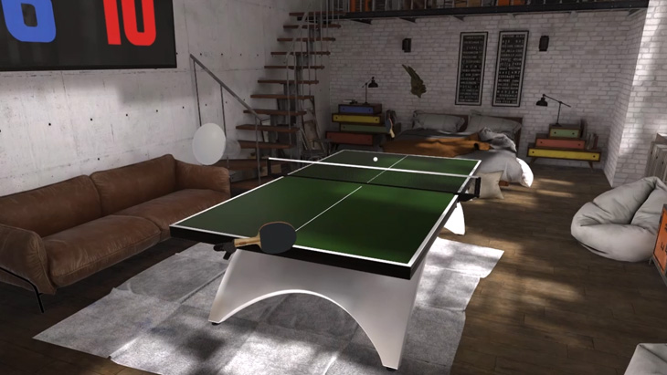 シンプルでも本格的なVR卓球ゲーム「Eleven: Table Tennis VR」