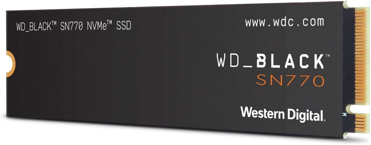 Western Digital ウエスタンデジタル 内蔵SSD 1TB WD Black SN770 ゲーム向け PCIe Gen4 M.2-2280 NVMe WDS100T3X0E-EC【国内正規代理店品】
